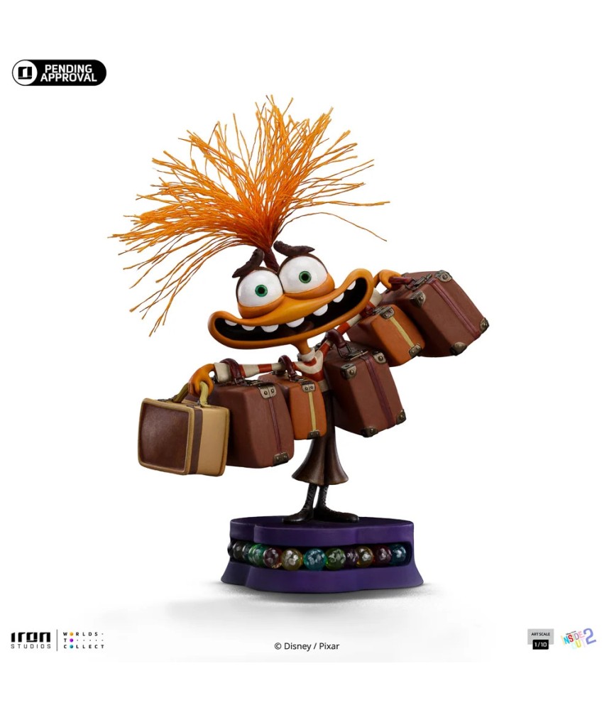 Advance: Inside out 2 Art Scale Statue 1/10 Anxiety (Expected)