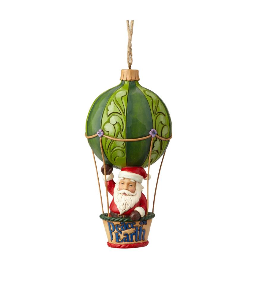 Santa in a Hot Air Balloon