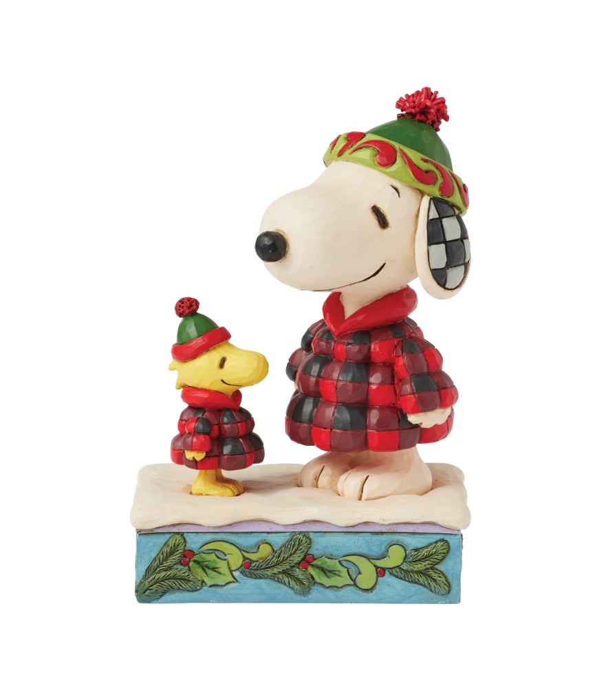 Advance: Cozy Companies (Snoopy & Woodstock in Plaid Puffer Jackets) (Exp 2025-08-11)