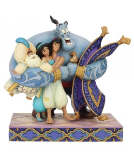 Aladdin Group Hug (Signed by Jim Shore)