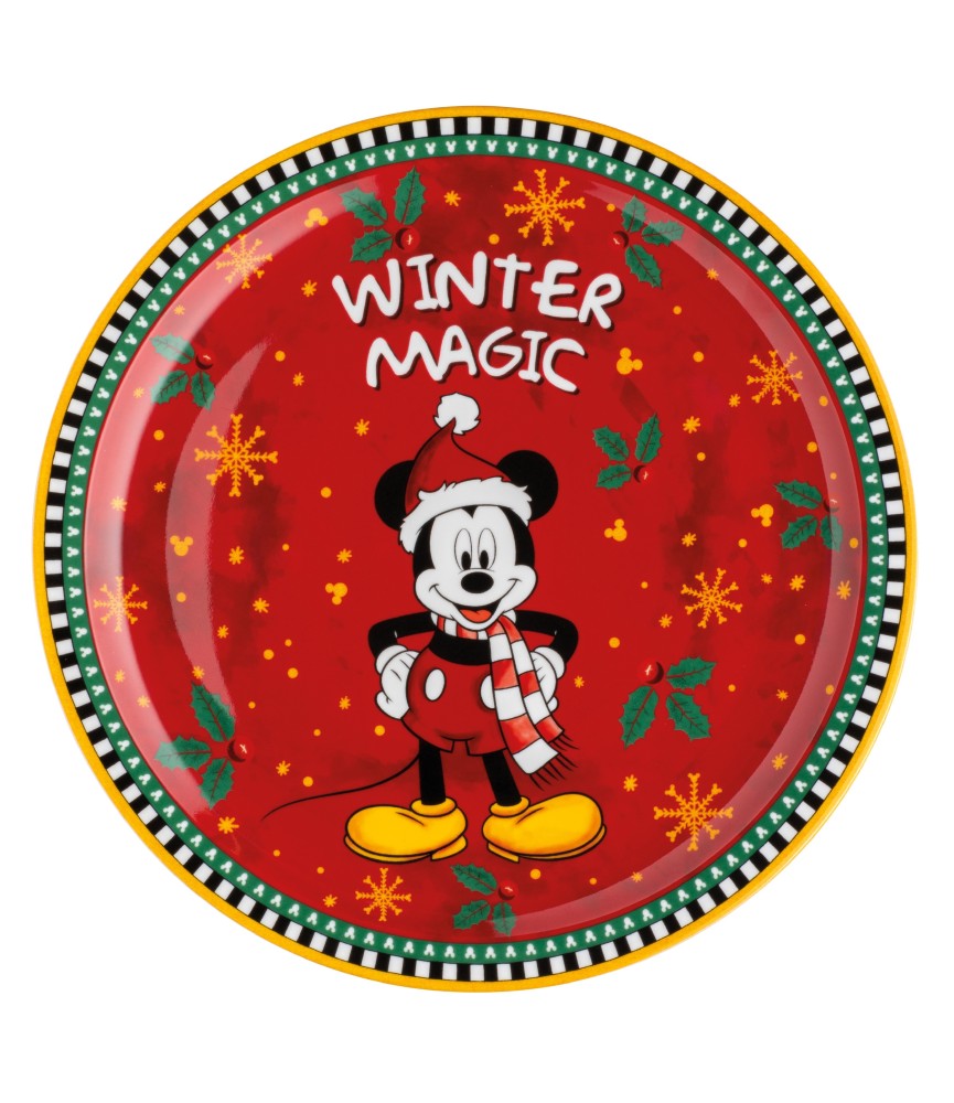 Magic Winter - Serving Plate - Mickey