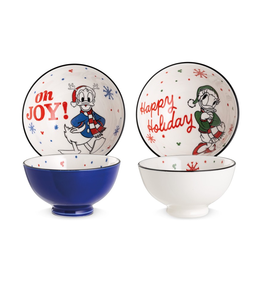 Magic Winter - Set of 2 Bowls - Donald & Daisy
