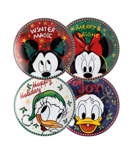 Magic Winter - Set of 4 Dessert Plates
