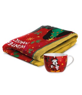 Winter Magic - Breakfast Mug + Plaid - Mickey
