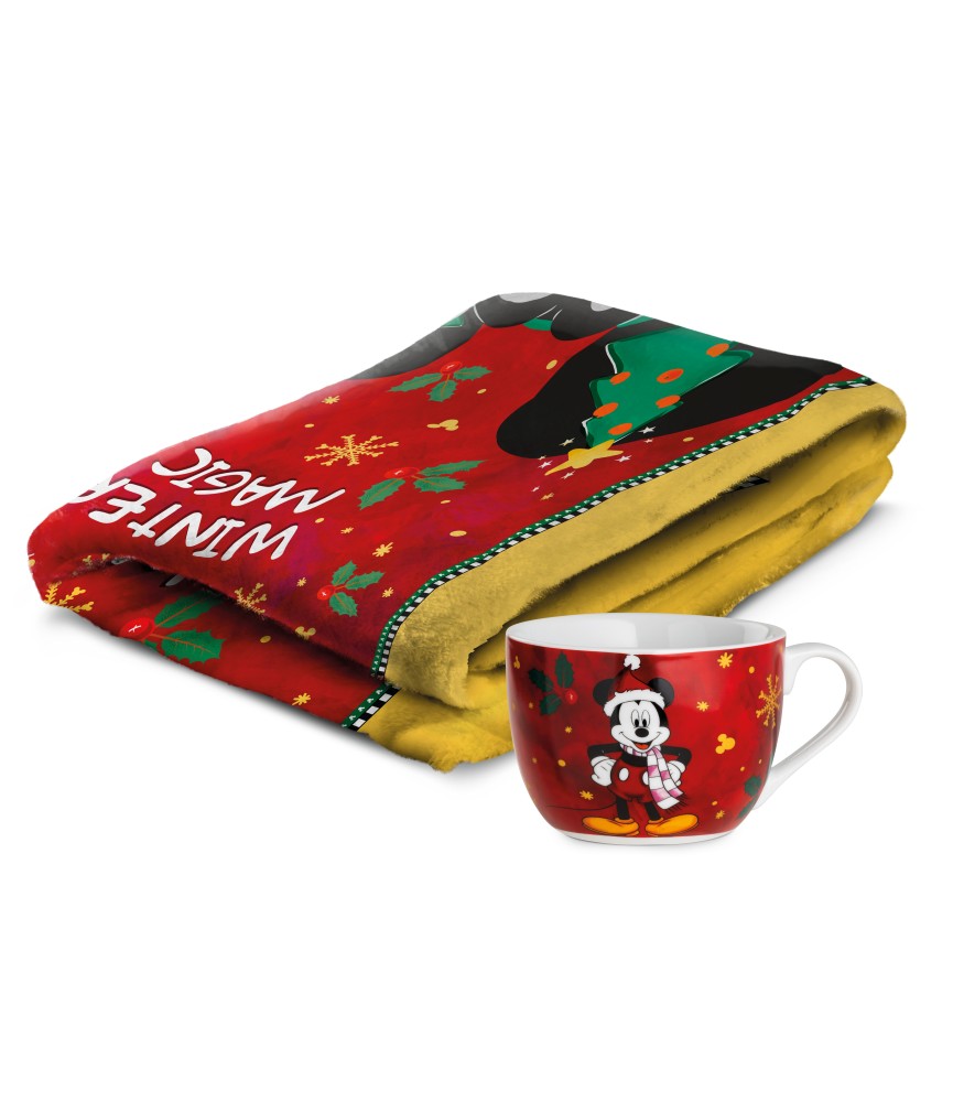 Winter Magic - Breakfast Mug + Plaid - Mickey