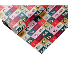 Giftwrap paper roll: Mickey & Friends