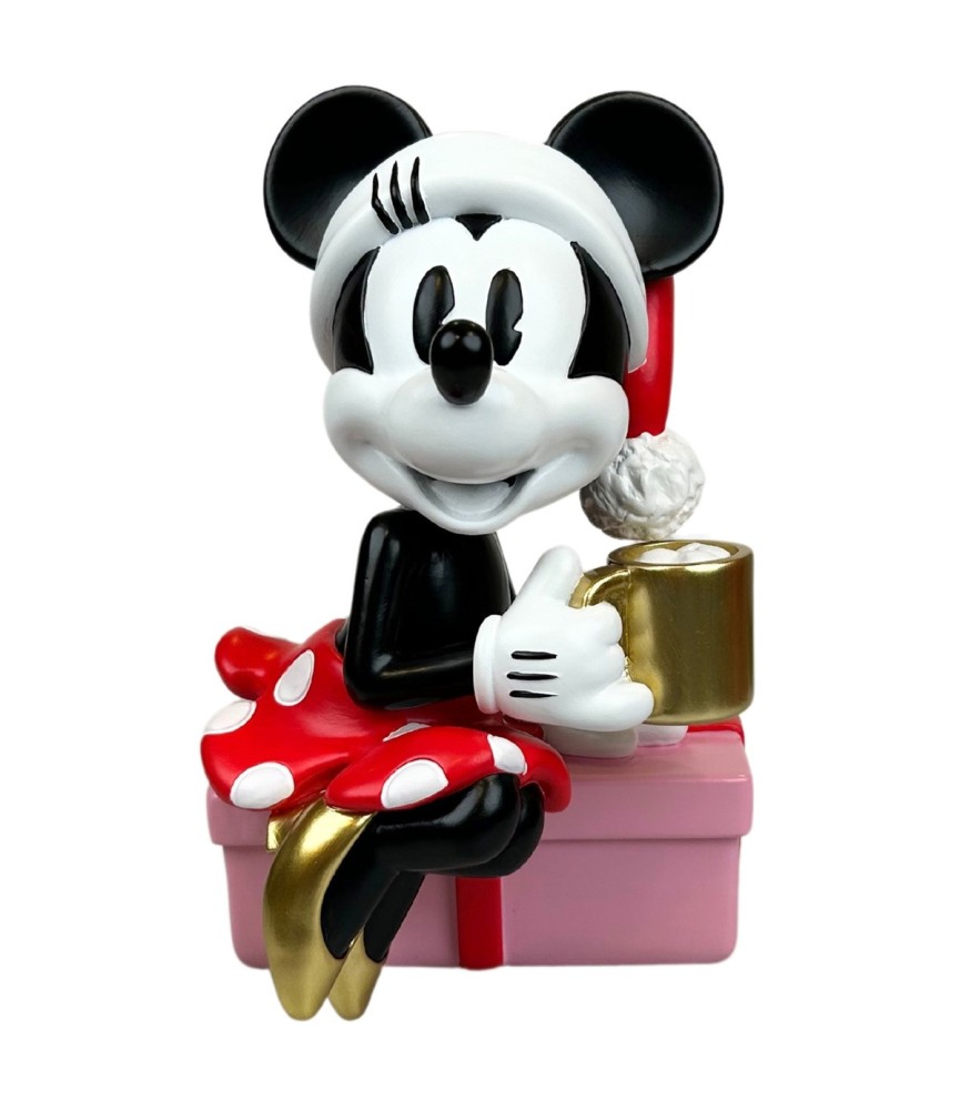 3D Seasonal Statue Minnie Mouse with Mug