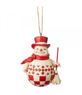 Nordic Noel Snowman Ornament