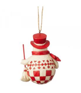 Nordic Noel Snowman Ornament