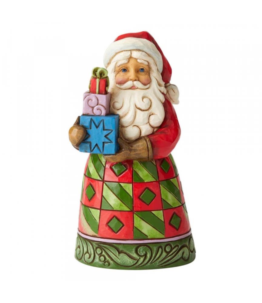 Delivered With Love (Santa With Stack of Presents Pint-Sized)