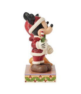 Candy Cane Christmas: Mickey & Minnie Candy Cane (Signed by Jim Shore)