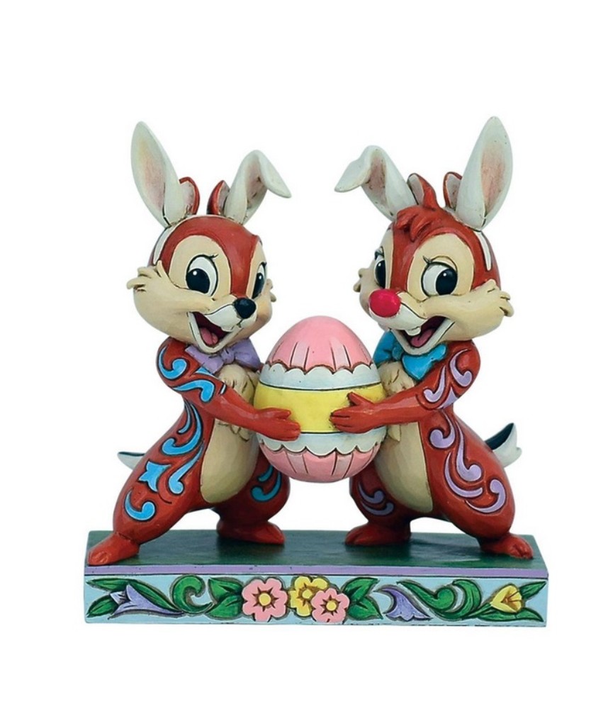 Mischievous Buddies: Chip 'n Dale Easter (Signed by Jim Shore)