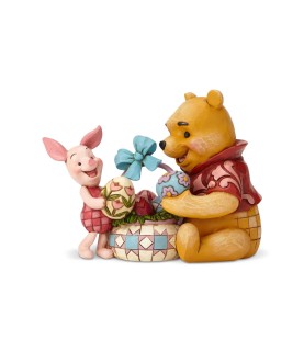 Pooh and Piglet Easter (Signed by Jim Shore)