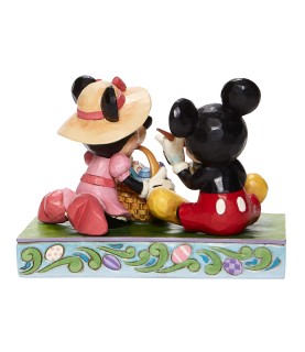 Easter Artistry: Mickey and Minnie (Signed by Jim Shore)