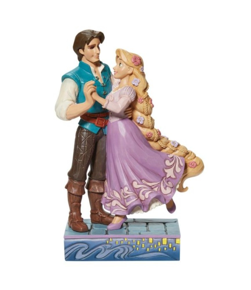 My New Dream: Rapunzel & Flynn Rider (Signed by Jim Shore)