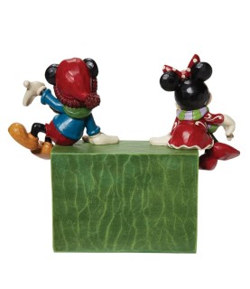 The Christmas Countdown: Mickey & Minnie Mouse Calendar (Signed by Jim Shore)