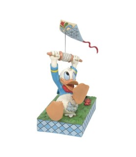 A Flying Duck: Donald with Kite (Signed by Jim Shore)