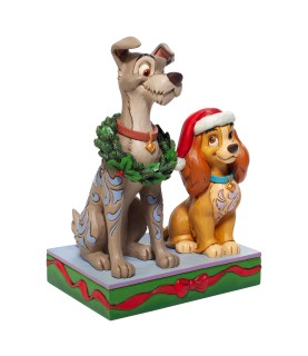 Decked out Dogs: Lady and the Tramp (Signed by Jim Shore)