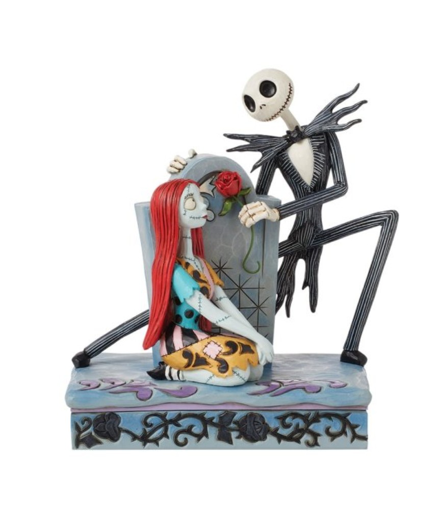 A Grave Affair:  Jack and Sally Gravestone (Signed by Jim Shore)