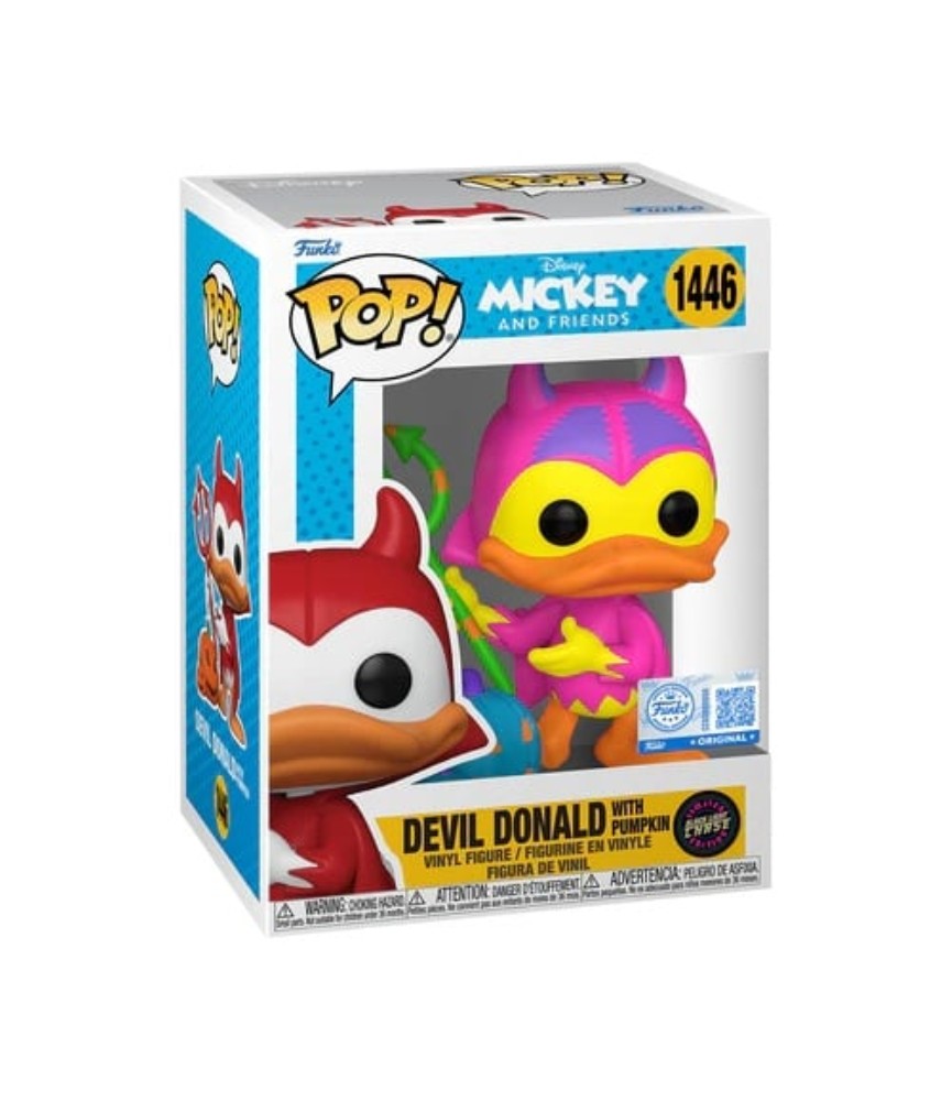 Pop! Disney: Devil Donald (Black Light) (no1446) (Chase)