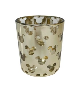 Votive Mickey gold small