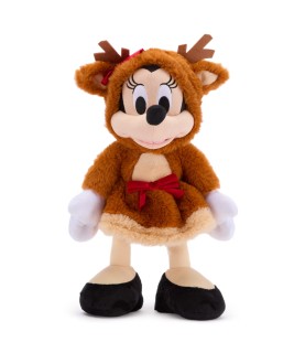 Minnie Mouse Reindeer Festive Medium Soft Toy
