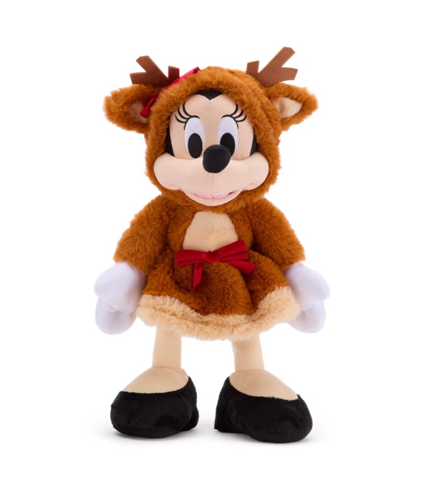 Minnie Mouse Reindeer Festive Medium Soft Toy