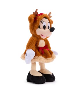 Minnie Mouse Reindeer Festive Medium Soft Toy