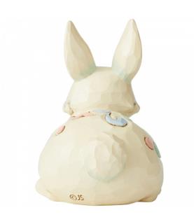 Mini Bunny With Easter Eggs Figurine