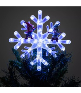 Chip and Dale Light-Up Festive Tree Topper