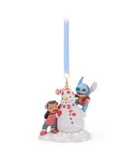 Lilo and Stitch Winter Sketchbook Ornament, Lilo & Stitch