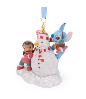 Lilo and Stitch Winter Sketchbook Ornament, Lilo & Stitch