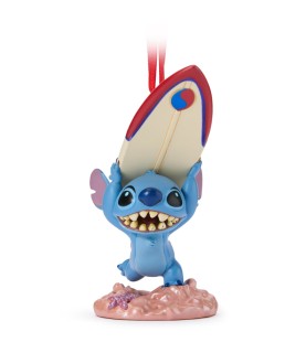 Stitch with Surfboard Sketchbook Ornament, Lilo & Stitch