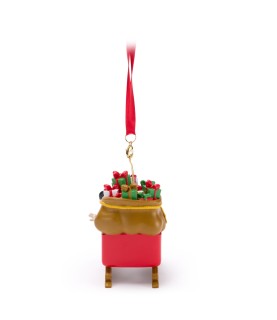 Mickey and Minnie Mouse Festive Sleigh Ornament