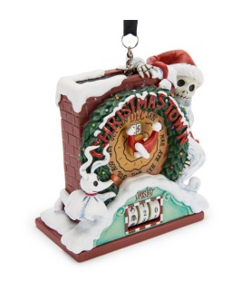 Jack Skellington and Zero Christmas Countdown Ornament, Tim Burton's
