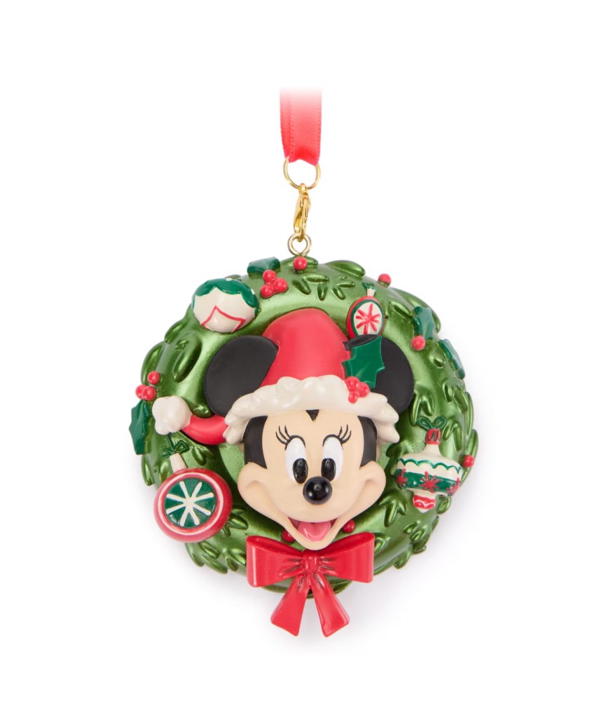 Minnie Mouse Wreath Ornament