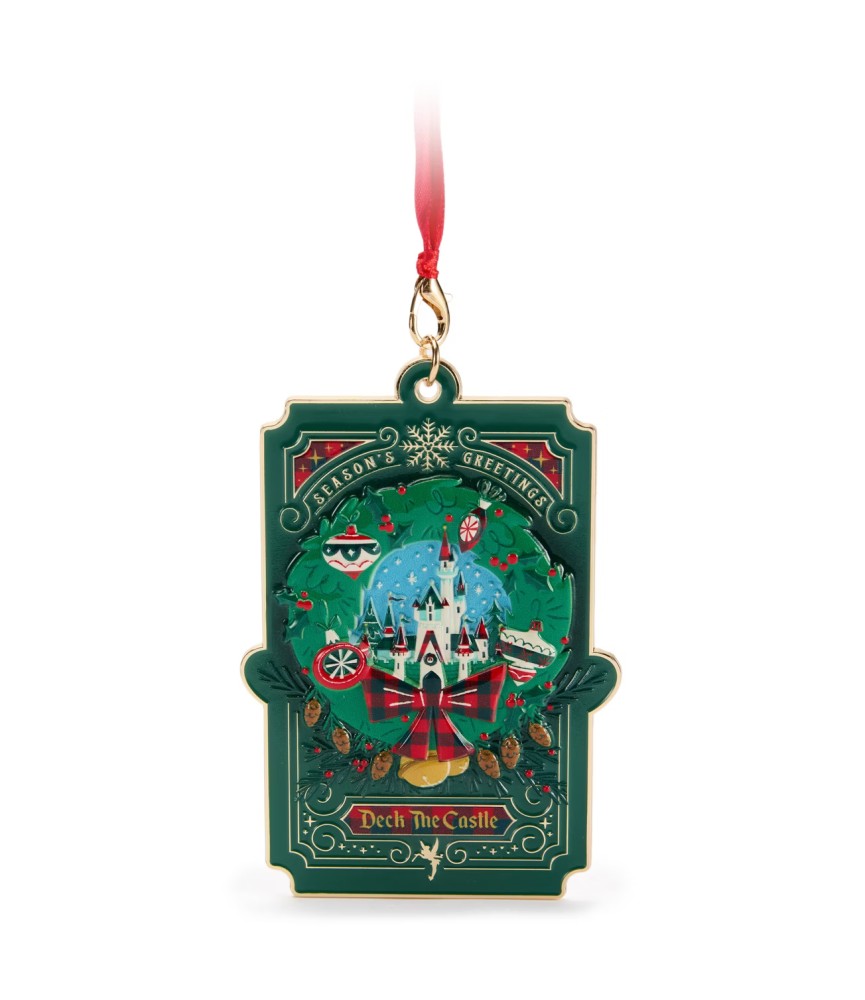 Disney Castle Metal Ornament