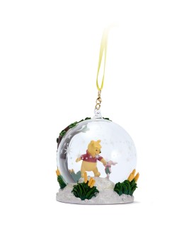 Winnie the Pooh and Piglet Winter Sketchbook Ornament