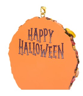 Mickey Mouse Jack o' Lantern Wreath Halloween Ornament