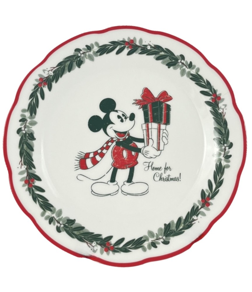 Dinner plate Mickey presents