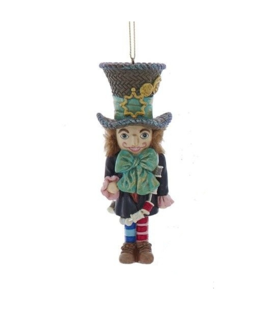 Alice in Wonderland Nutcracker Ornament: Mad Hatter