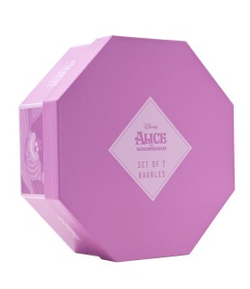 Alice in Wonderland Set of 7 Baubles