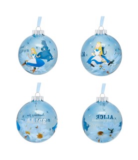 Alice in Wonderland Set of 7 Baubles
