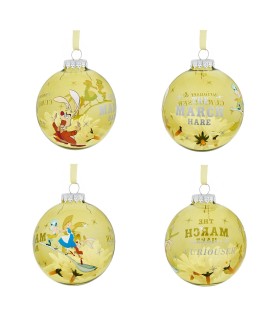 Alice in Wonderland Set of 7 Baubles