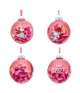 Alice in Wonderland Set of 7 Baubles