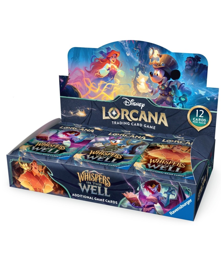 Lorcana w10: Booster Box: Whispers in the Well - UK (24 packs)