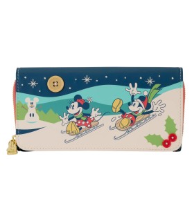 Loungefly Wallet - Mickey & Minnie Holiday