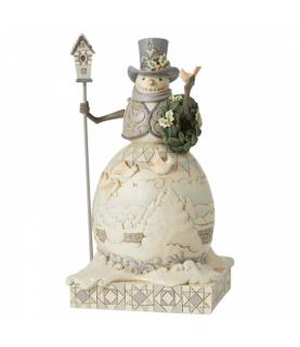 Joyful Are Winter Days (White Woodland Snowman)