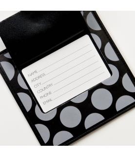 Mickey Mouse Black & White Luggage Tag