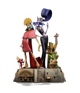 The Emperor's New Groove Deluxe Art Scale Statue 1/10 Kuzco & Yzma (Expected)